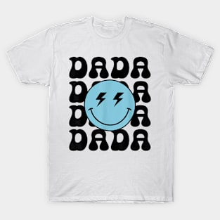 Dada One Happy Dude 1St Birthday Family Matching T-Shirt